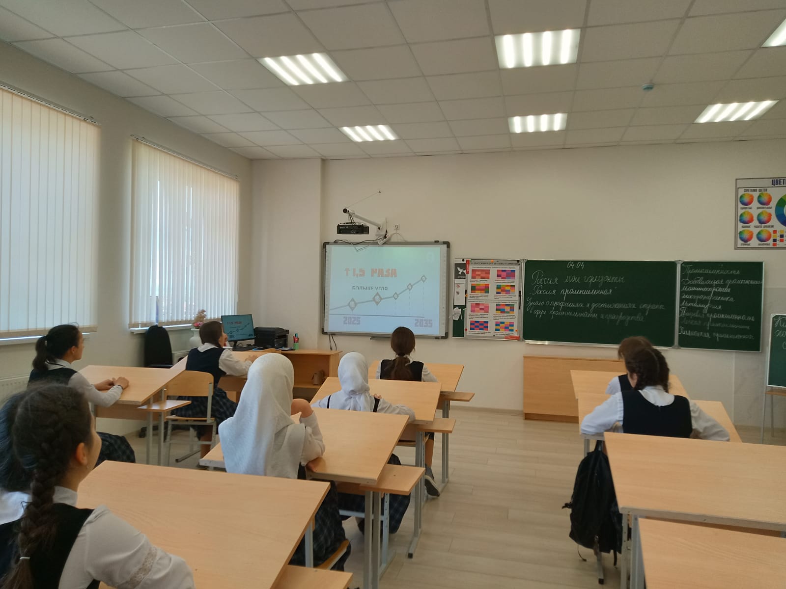Тема: Россия мои горизонты. ГБОУ &amp;quot;СОШ № 6 г. Карабулак&amp;quot;.